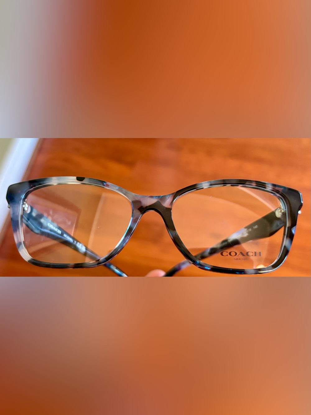 Coach HC 6248U 5845 Blue Pearl Tortoise Eyeglass Frames 54-16